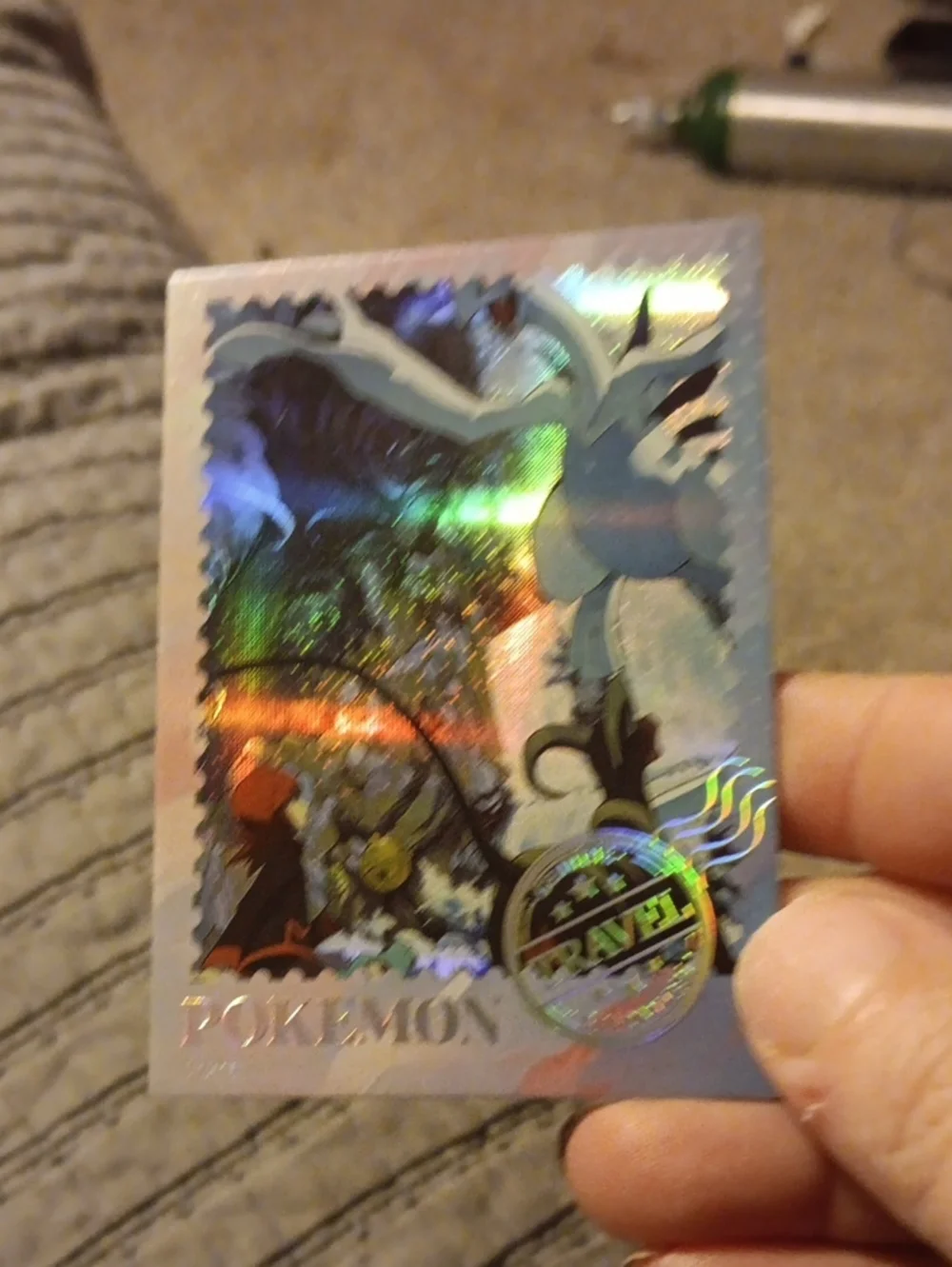 Holographic Pokémon Trading Card  Shiny Multicolor